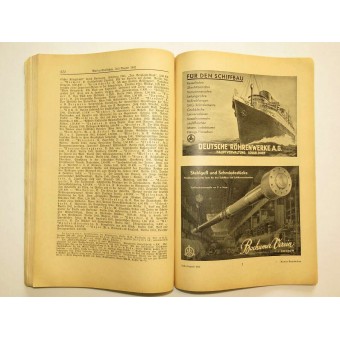 La revista naval - la revista para la Kriegsmarine. Rundschau Marina. Espenlaub militaria